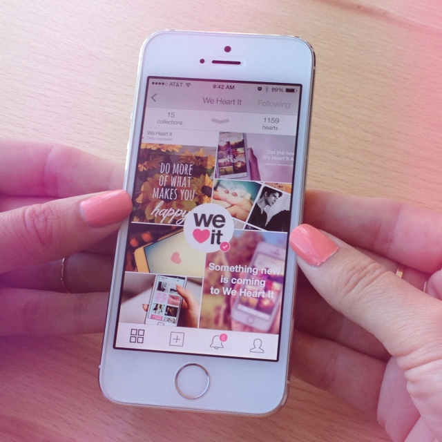 We Heart It version 5.0 for iOS